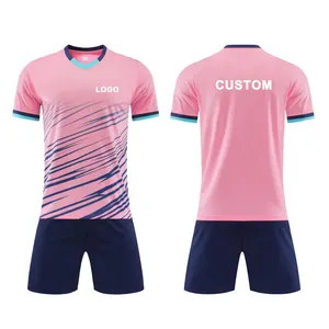 Wholesale Customize Sport Wear Soccer Kit Tracksuit Full Sublimation Set Football Kit Digital Printing Club Soccer Jersey