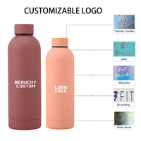 Bouteilles d'eau isothermes en métal pour enfants 17 oz Design mignon Écologique Logo personnalisé pour filles