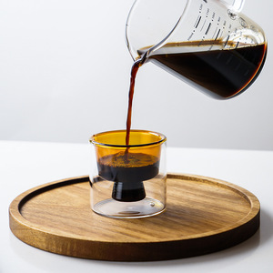 70ml 80ml 90ml alta borosilicato doppia parete su misura succo di colore caffè tè in vetro acqua tazza di vino Whisky <span class=keywords><strong>bicchierini</strong></span> - Product Image 5