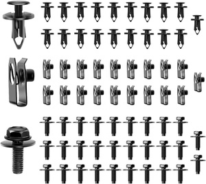 70 Piezas de Sujetadores Universales de Plástico para Automóviles, Surtido de Retenedores para Carrocería y Parachoques - Product Image 1