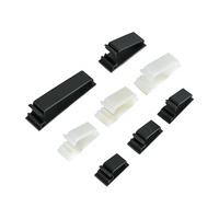 100 pièces pince de fixation de câble FC-30 noir blanc câble organisateur pince auto-adhésif câble gestion Clip boîtier fil pour Cps téléviseurs voitures