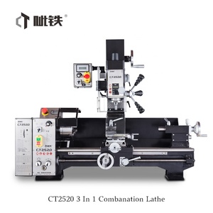 Máy Tiện Và Máy Khoan Kết Hợp Máy Đa Năng Với CE CT2520 Mini 3 Trong 1 1.5 Năm Cung Cấp CN;ANH CTMACH 1100W 210Kg 1 Bộ - Product Image 4