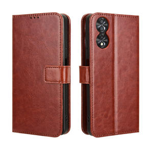 Pour étui <span class=keywords><strong>TCL</strong></span> 40 NxtPaper, portefeuille en cuir PU fentes pour cartes de crédit support magnétique Folio Flip Phone <span class=keywords><strong>Cover</strong></span> pour <span class=keywords><strong>TCL</strong></span> 40 NxtPaper - Product Image 1