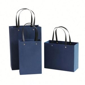 Vente directe d'usine, sacs cadeaux en papier de dernière conception, sacs de shopping de luxe avec poignée - Product Image 4
