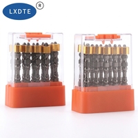 LXD Lot de 10 embouts de tournevis magnétiques PH2 à double tête, 65 mm, en acier industriel, avec anneau magnétique, tige hexagonale 1/4 pouce, OEM