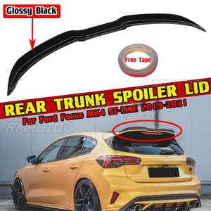 Aileron de coffre arrière noir/aspect fibre de carbone pour Ford Focus MK4 ST-LINE 2019-2021, becquet de toit arrière - Product Image 1