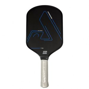 Raquette de pickleball professionnelle en fibre de carbone T700, surface texturée mate tissée, noyau en nid d'abeille PP, adhérence et rotation améliorées, vente en gros - Product Image 4