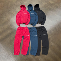 Ensemble de survêtements sportifs en coton personnalisés pour l'automne, style urbain, avec pantalons de jogging et sweats à capuche, pour la personnalisation de vêtements de haute qualité