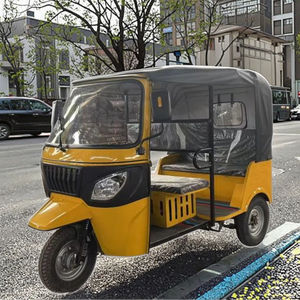 TUKTUK sepeda roda tiga listrik, dengan Bodi terbuka untuk penumpang, muatan berat <span class=keywords><strong>6</strong></span> tempat duduk & kekuatan cukup - Product Image 6
