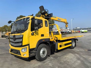 Nueva Grúa de Remolque de Servicio Pesado con Motor Diésel Manual Foton de 10 Toneladas, Camiones de Remolque con Grúa Telescópica Montada - Product Image 2