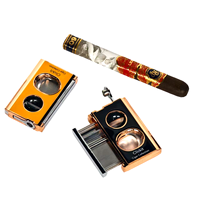 Couteau à cigares automatique 5-en-1 avec poinçon, perforateur et support – Accessoire pour cigares de grand calibre