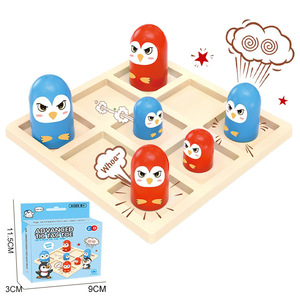 <span class=keywords><strong>Juego</strong></span> <span class=keywords><strong>de</strong></span> <span class=keywords><strong>mesa</strong></span> educativo interactivo Tic Tac Toe Eat Little Wolf, regalo <span class=keywords><strong>de</strong></span> Navidad para 2-4 años, caja <span class=keywords><strong>de</strong></span> color empaquetada - Product Image 1