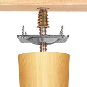 أريكة معدنية عصرية باللون الأسود وخالية من الطلاء من M8 مزودة بتجهيزات خشبية للتركيب من أعلى الجوز - Product Image 3