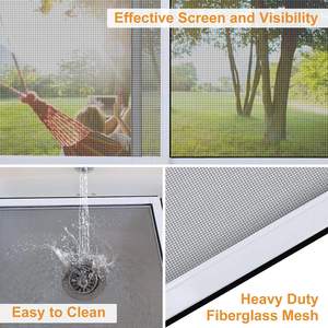 हॉट सेलिंग रिट्रैक्टेबल मॉस्किटो विंडो स्क्रीन फ्रेम एल्युमीनियम स्लाइडिंग स्क्रीन विंडो - Product Image 4