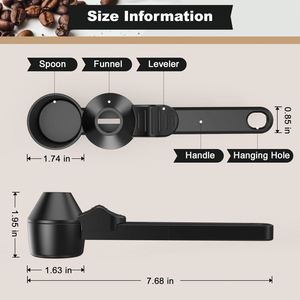Cuchara Deslizante Antigoteo Creativa, Nuevo Modelo Transfronterizo, Cuchara de Café de Plástico de Alta Capacidad para Sopa y Proteína en Polvo - Product Image 4