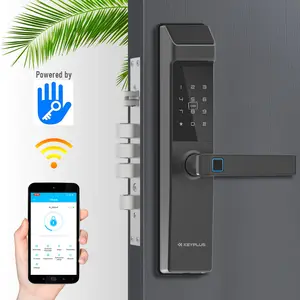 Wifi Smart Door Fingerprint Password Unlock App Digital Door Lock Smart Lock Tuya Lock