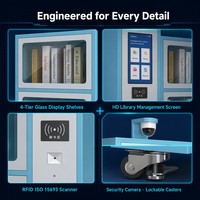 Sistema de Gestión RFID para Bibliotecas Públicas Leborui, Préstamo de Libros de Autoservicio, Seguimiento de Libros, Acceso Digital, Análisis de Datos de Patrones