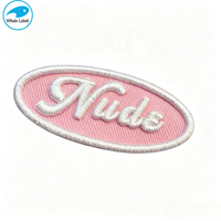 Écussons brodés personnalisés thermocollants à scratch, lettres de marque à coudre, badges brodés pour vêtements, vestes et chapeaux
