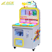 ACS Source Factory Jeu d'amusement à monnayeur pour attraper des écureuils terrestres par percussion physique, avec récompenses Cola, en métal et plastique, sans fil