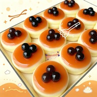 Crème soufflée réaliste en forme de boue, jouet anti-stress à presser, style gâteau, pour une décompression ultime