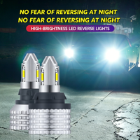 Ampoule LED de voiture Tcart 12V 30W haute puissance, lampe de signalisation 3457, clignotant décodé 1156 Ba15s T20 7440 T15, éclairage de travail LED pour voiture