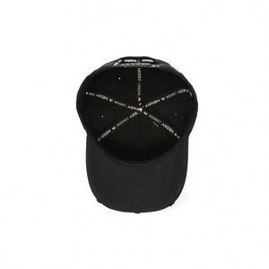 Best Selling Products 5 Panel Adult Men Structured 100 % Cotton Black Distressed 3D Embroidered Baseball <b>Hat</b> - Product Image 6