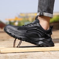 LAnoudun Chaussures de tête légères en fibre de verre standard européen 10KV Protection des pieds populaires noires pour l'hiver en usine