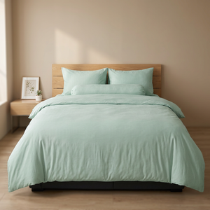 Soft for Fabric 600s Thread Count Eco-Friendly Customizable All-Season Wedding Four-piece Kit Queen King Size Bedding <b>Bed</b> Set - Product Image 3