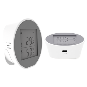 เครื่องวัดอุณหภูมิและความชื้นดิจิตอลอัจฉริยะ Tuya Zigbee สำหรับใช้งานภายในอาคาร พร้อมใช้งานร่วมกับ Alexa และ Google Home - Product Image 2