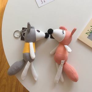 New Style Super Soft Plush Fox Keychain with PP Cotton Filling Small Cute <b>Stuffed</b> <b>Toy</b> for Birthday Gift - Product Image 2