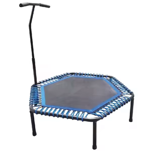 Fitness <span class=keywords><strong>Trampoline</strong></span> 40 pouces Extra Large pliable Fitness Rebounder pour enfants adultes avec poignée de sécurité - Product Image 2