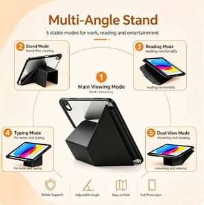 <span class=keywords><strong>Funda</strong></span> de Cuero Acrílica de Cobertura Total con Soporte Convertible para <span class=keywords><strong>iPad</strong></span> Pro 13, Compatible con <span class=keywords><strong>Apple</strong></span> 11.ª Generación, Air 7/<span class=keywords><strong>8</strong></span> - Product Image 3