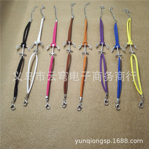 Pulsera de Ancla Náutica con Cuerda de Gamuza Multicolor y Aleación de Zinc, Regalo de Joyería - Product Image 1