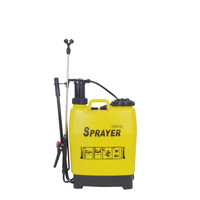Pulvérisateur manuel à dos en PE haute pression de 20 L avec lance en acier inoxydable, haute qualité pour usage agricole