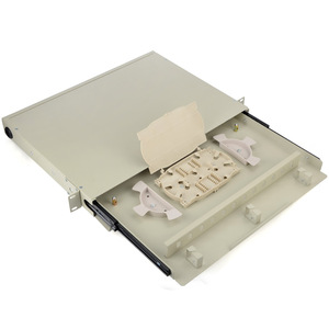 FTBC-24INL 1u 19 ''रैक माउंट आडोफ फाइबर ऑप्टिक 24 पोर्ट एससी कनेक्टर स्लाइडिंग ड्रॉअर टाइप पैच पैनल मॉडल - Product Image 3