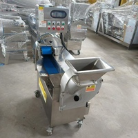 Elektrische fruitsalademachine, catering salademaker, voedselverwerker, saladeproductielijn, spinaziesnij- en droogmachine