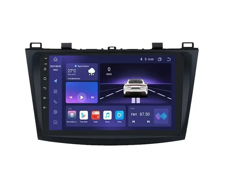 Android Car Stereo per Mazda 3 2010-2013 Carplay Touch Screen per auto lettore multimediale GPS Mirrorlink Autoradio WiFi 4G Car Audio