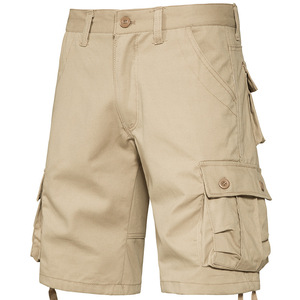 Pantalones Cortos Tácticos Casuales de Lona de Algodón para <span class=keywords><strong>Hombre</strong></span>, Pantalones Cargo Safari con Múltiples Bolsillos para Senderismo y Caza, Pantalones Cortos de Secado Rápido - Product Image 1