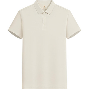 เสื้อโปโลผ้าฝ้ายสำหรับทุกเพศสีทึบแห้งเร็วชุดทำงานฤดูร้อน 2XL สวมใส่ได้ทุกวัน - Product Image 1