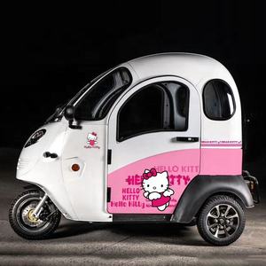 Tricycles électriques entièrement fermés EEC COC, 3 roues, 2 portes, pour personnes âgées et handicapées, alternative économique au tuk-tuk <span class=keywords><strong>avec</strong></span> 3 sièges pour passagers - Product Image 6