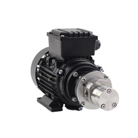 Pompe à engrenages magnétique en acier inoxydable MG300XK AC220V, pompe de transfert de fluides industrielle haute pression