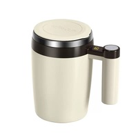 Taza Inteligente con Pantalla LCD de Temperatura, Taza de Café Autoagitadora Recargable por USB, Taza Mezcladora a Prueba de Fugas para Café