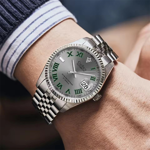 Reloj Mecánico Automático para Hombre <span class=keywords><strong>CADISEN</strong></span> 8211 de 38 mm, Cristal de Zafiro AR, Resistente al Agua, Acero Inoxidable, MIYOTA 8215, Reloj Hombre - Product Image 6