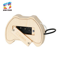 Manette de jeu en bois, tableau d'activités avec boutons lumineux LED, jouet sensoriel Montessori pour tout-petits, apprentissage précoce W12D850