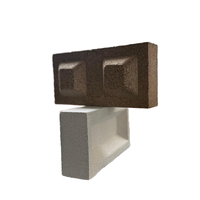 Briques réfractaires ignifuges haute densité, blocs d'isolation résistants à la chaleur, matériaux de construction pour revêtement de murs extérieurs et de fours