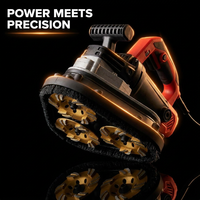 Ponceuse-polisseuse à béton 3 têtes 2450W, vitesse variable 2200-4800 tr/min, meule diamantée, sans poussière 110V/220V OEM