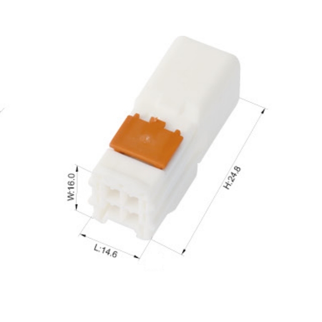 3TS04MW-W Factory WZHE Brand Replace 4 Pin Female Wire Automotive Connector