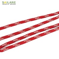 Cordage en polyester UHMWPE haute résistance pour usage maritime et lignes de contrôle de voilier, durable, à faible élasticité et corde de bateau à 24 brins tressés