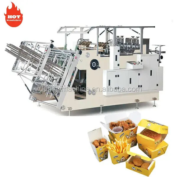 Xuanhai ZF800/1200 di carta scatola di cartone che fa la macchina asporto contenitore di alimento che fa la macchina per hot dog box