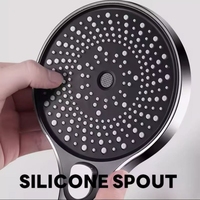 Pommeau de douche pluie surdimensionné grand panneau robinet de salle de bain sous pression douche à main avec chauffe-eau pour salles de bain